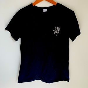 ✨SHEIN Rose Graphic Print T-Shirt✨